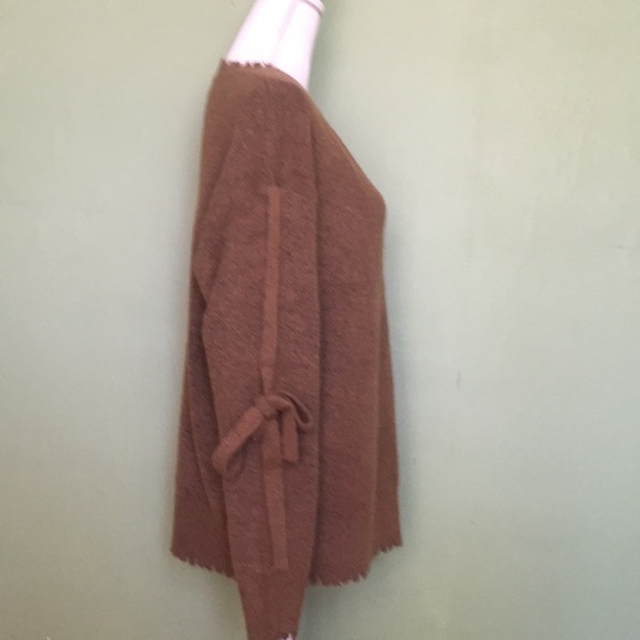 ART AND LOVE brown long sleeved crew neck sweater - Picture 4 of 6